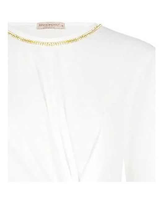 T-shirt CFC0119180003 Rinascimento en coloris White