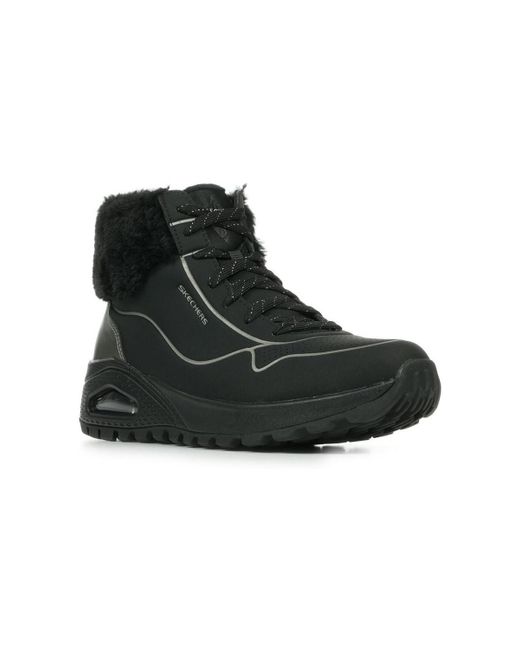 Baskets Uno Rugged Fall Shimmer Skechers en coloris Black