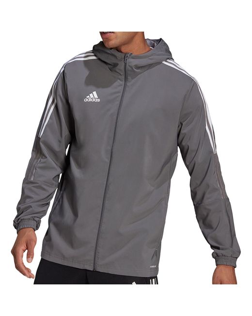 adidas Windjack Tiro 21 Windbreaker in het Grijs voor heren - Lyst