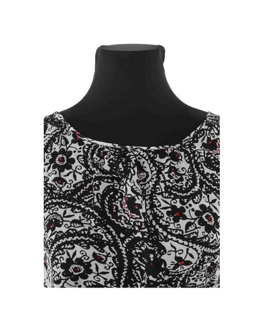 Blouses Blouse en soie noire Diane von Furstenberg en coloris Black