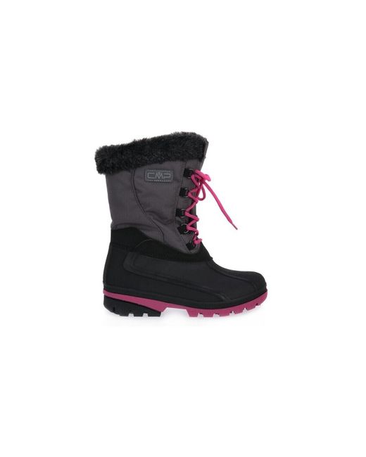 Bottes neige U739 Girl Polhanne Snow Boot WP CMP en coloris Black