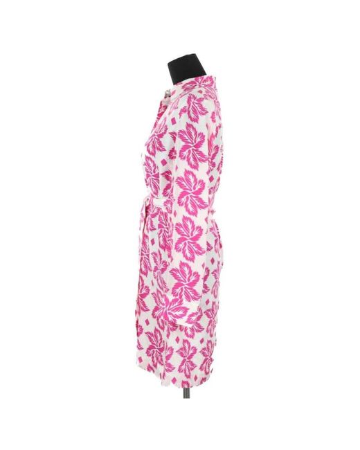 Robe Robe en soie rose Diane von Furstenberg en coloris Pink