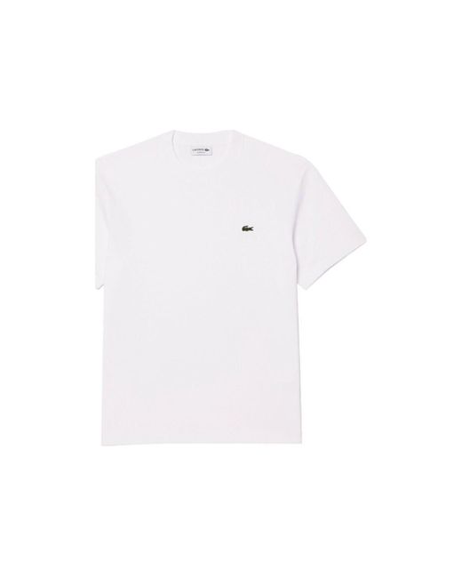 T-shirt TH7318 001 Lacoste pour homme en coloris White