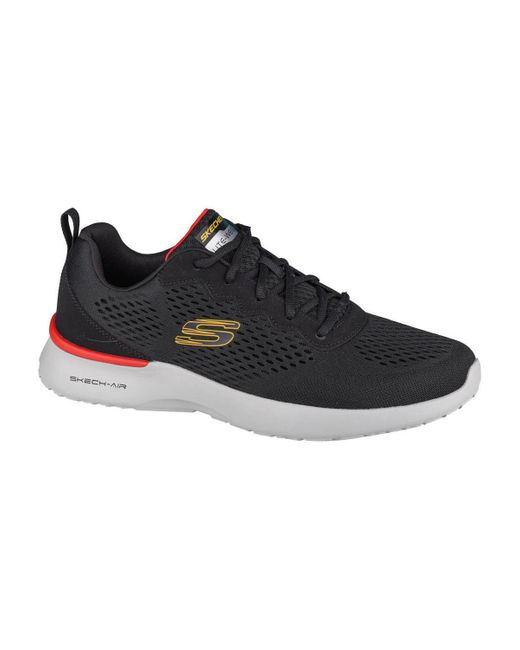 Skechers Lage Sneakers Skech-air Dynamight in het Zwart voor heren - Lyst
