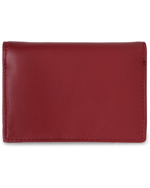 Portefeuille SOFT Hexagona en coloris Red