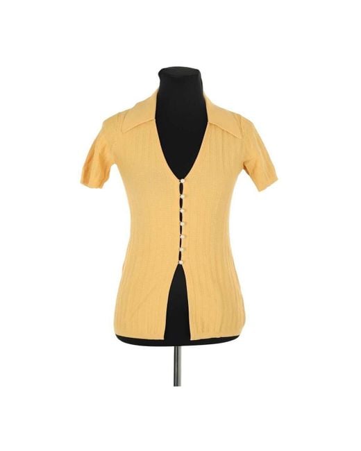Blouses Top orange Sandro en coloris Yellow