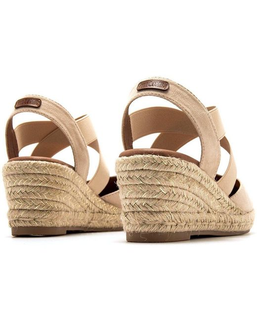 Espadrilles Mada MTNG en coloris Natural