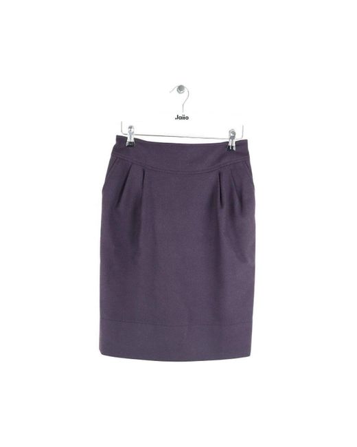 Jupes Jupe en laine violette Paule Ka en coloris Purple