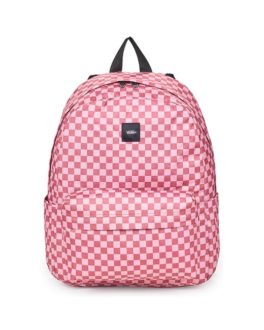 Sac a dos OLD SKOOL CHECK BACKPACK Vans en coloris Pink