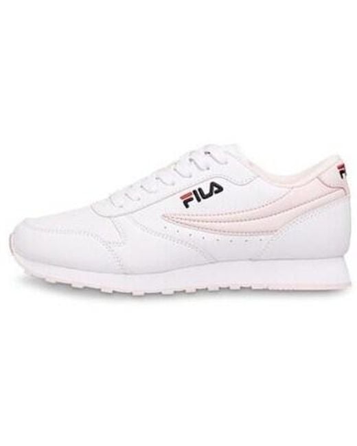 Baskets basses Orbit Fila en coloris White