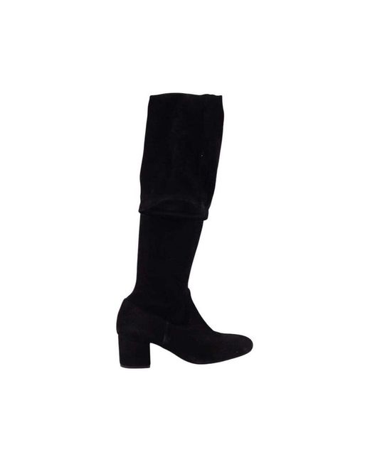 Bottes Bottes en cuir Maje en coloris Black