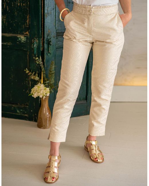 Celeste Straight Leg Broeken Lea in het Green