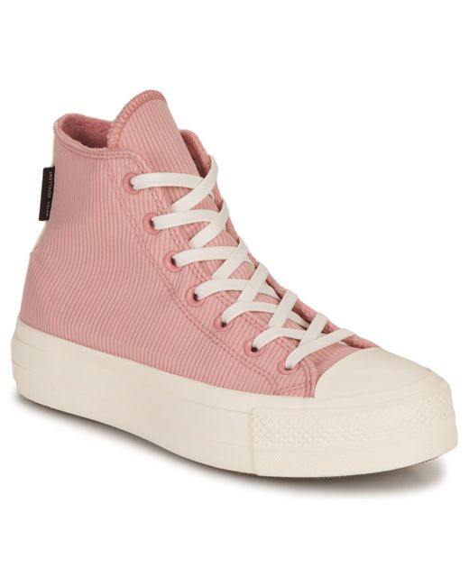 Converse Pink Turnschuhe Chuck Taylor All Star Lift Platform Counter Climate