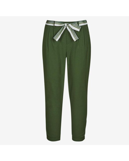 Chinots ONLRITA LOOSE NEW BELT PANT TLR ONLY en coloris Green