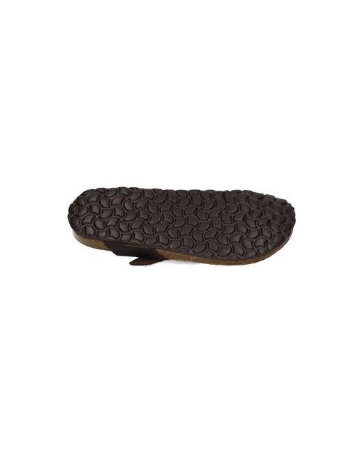 Sandales plates Interbios pour homme en coloris Brown