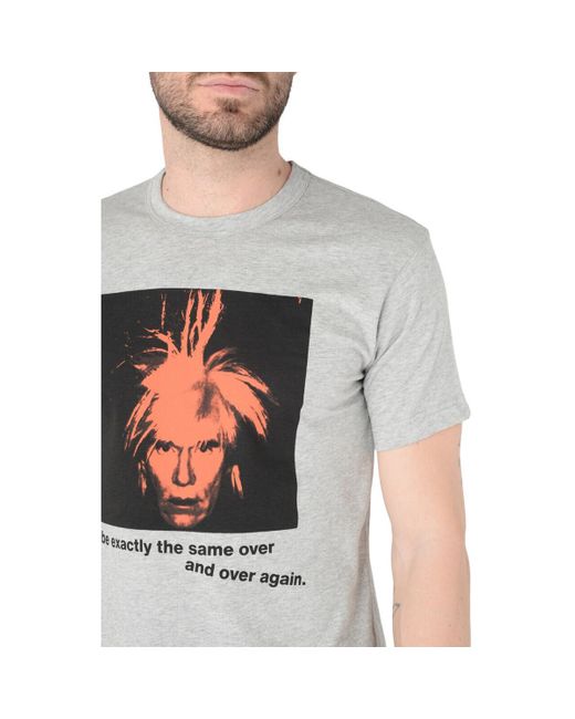 T-shirt T-Shirt Comme Des Garçons Shirt Gris Andy Warhol Comme des Garçons en coloris Gray
