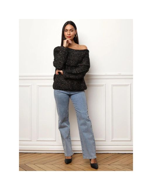 Pull Pulls Pour Femme La Modeuse en coloris Black