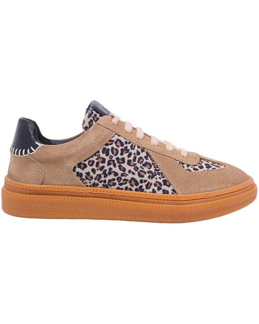 Baskets basses co.co et abricot baskets Coco   Abricot en coloris Natural