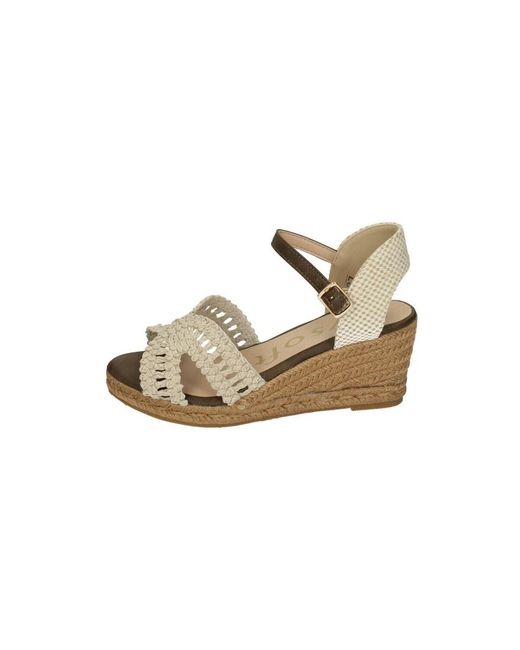 Espadrilles Mysoft en coloris Metallic
