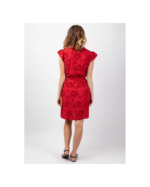 Robe Vera Coton Du Monde en coloris Red