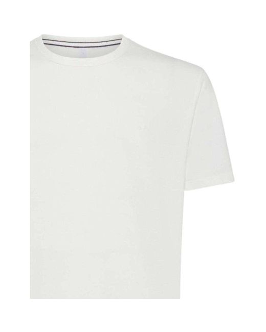 Sun 68 T-Shirt Korte Mouw in het White voor heren