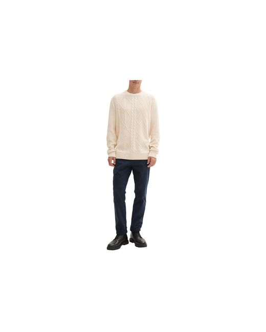 Pull 4214001 Tom Tailor en coloris Natural