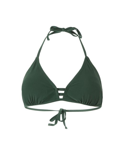 Maillots De Bain Solid Triangle Top Safor en coloris Green