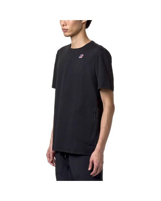 T-shirt Seril Travel T-Shirt Noir Pur K-Way pour homme en coloris Black