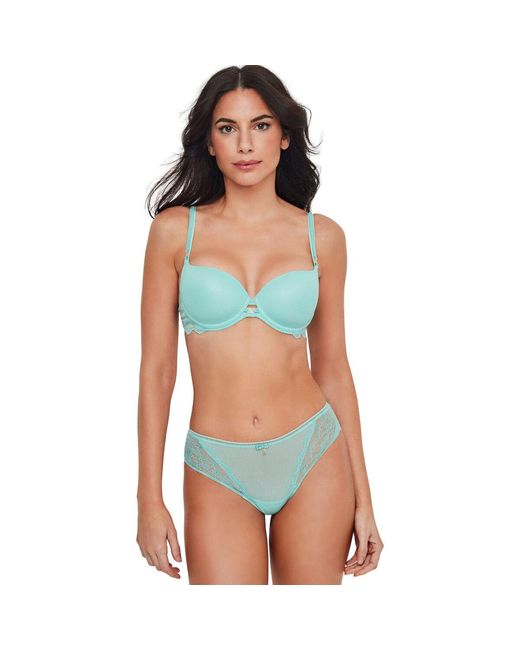 Culottes & slips Slip bikini dentelle MANUELA Selmark en coloris Blue