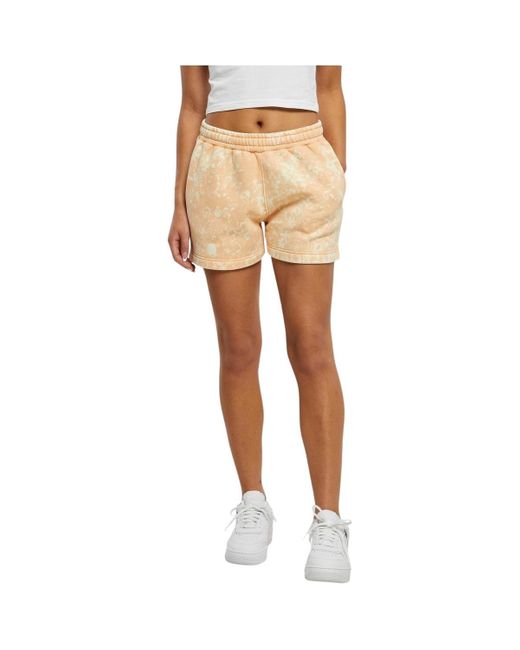 Short Short Towel Washed Urban Classics en coloris Natural