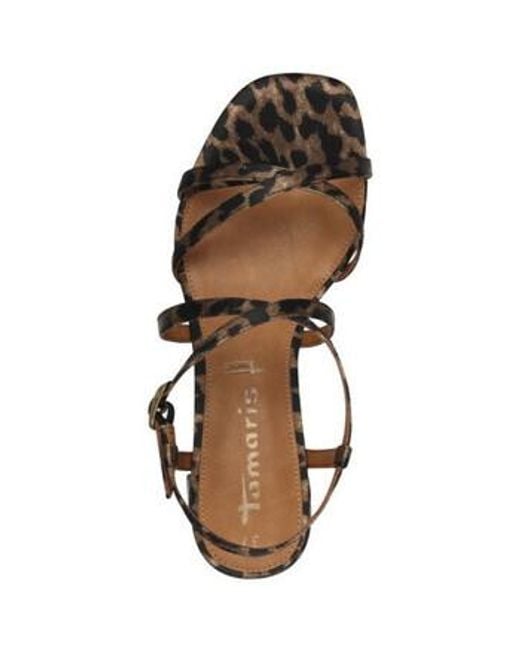 Sandales 1-28204-42 360 leopard Tamaris en coloris Brown