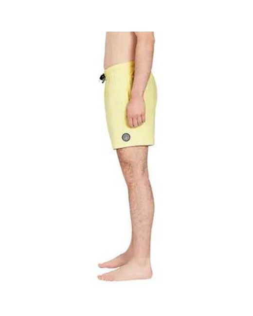 Maillots de bain Boardshort Lido Solid 16 - Dawn Yellow Volcom pour homme en coloris Natural