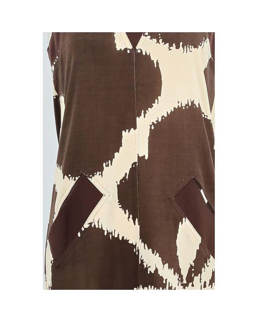 Robe Robe en soie marron Diane von Furstenberg en coloris Brown