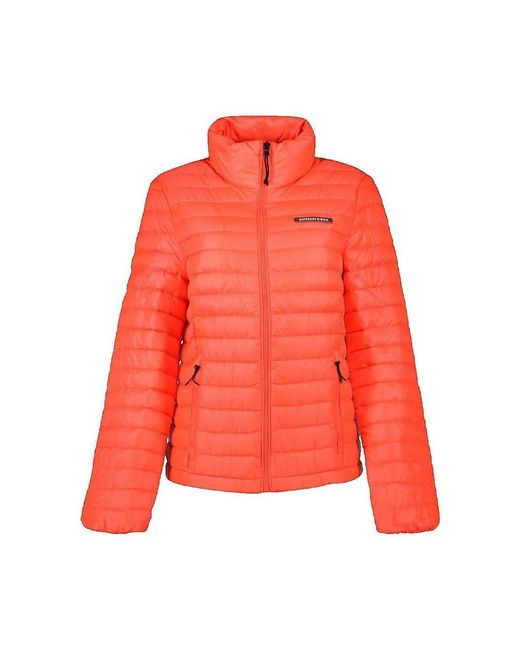 Veste Code Tech Core Down Superdry en coloris Orange