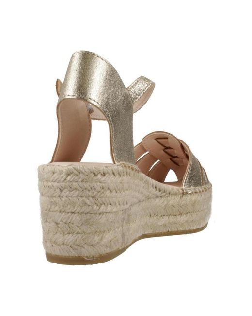 Espadrilles JAVA43VE Macarena en coloris Metallic