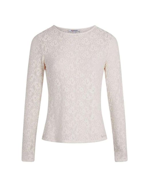 Pull 195040VTPE26 Morgan en coloris Gray
