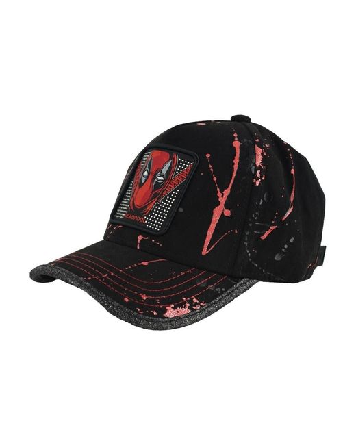Casquette Marvel Deadpool Capslab en coloris Black