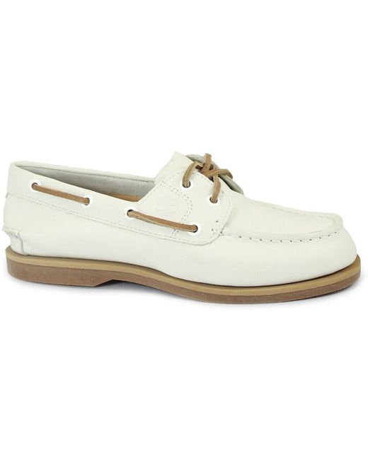 Timberland Mocassins Tim-E25-A2Q9X-Nfg in het White