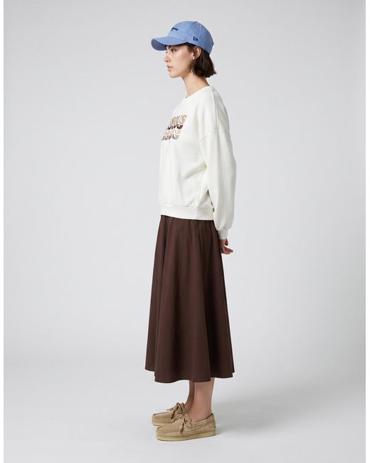 ONLY Sweaters Onladele L/S O-Neck in het White