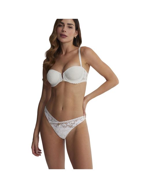Strings String Gabrielle Mariage Selmark en coloris Brown