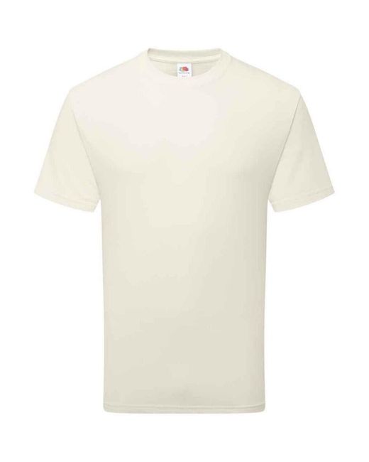 T-shirt RW10458 Fruit Of The Loom pour homme en coloris White