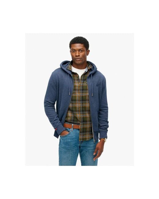Zip-Throughs Superdry pour homme en coloris Blue