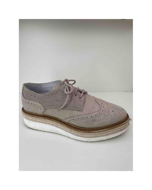 Derbies Chaussures à lacets beige /taupe clair Texto en coloris Gray