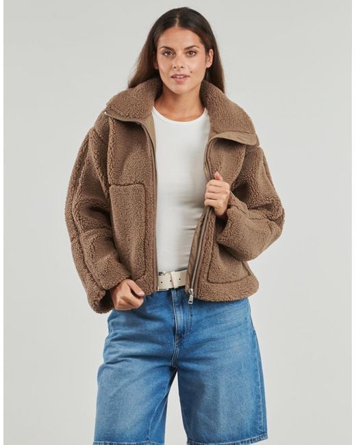 ONLY Green Damen-Jacke Onlaspen Life Teddy