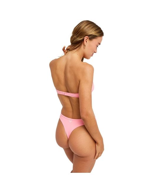 Maillots de bain Solid Essentials Tanga Roxy en coloris Brown
