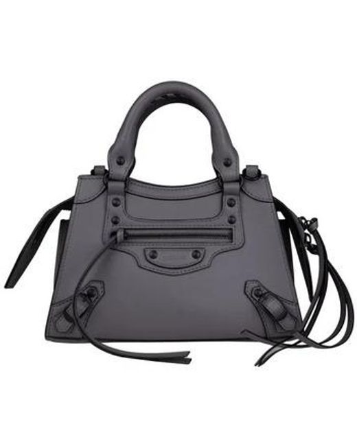Sac Bandouliere Mini Sac City N o Balenciaga en coloris Noir Lyst