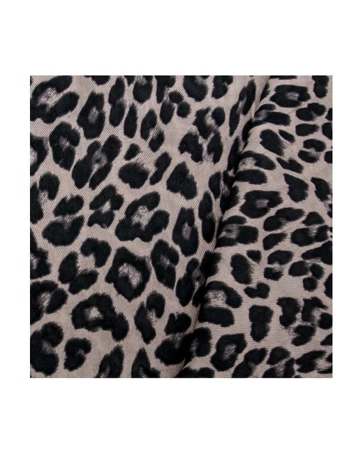 Echarpe Leopard Guess en coloris Gray