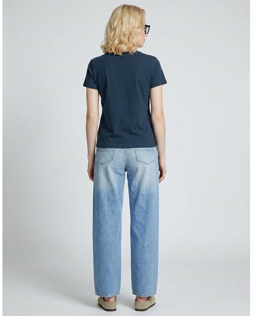 Tommy Hilfiger Blue T-Shirt Tjw Reg Us Linear Ss Tee