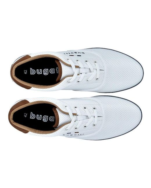 Baskets basses Baskets Alfaro Bugatti pour homme en coloris White