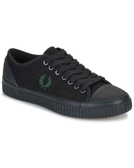 Fred Perry Sneaker Hughes Low Canvas in Black für Herren